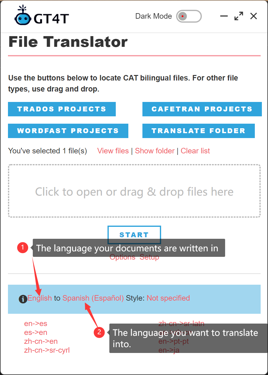 Translate .po or .pot files :: GT4T knowledge base